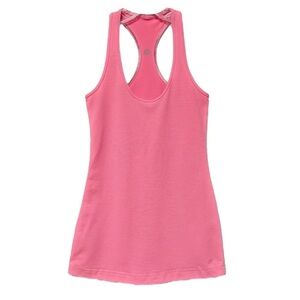 Lululemon Cool Racerback Pink Pinstripe Tank Top
